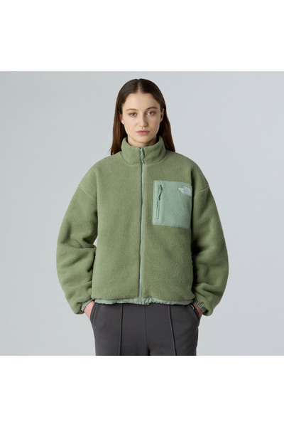 THE NORTH FACE Yumiori Women's Green Double-Sided Fleece Coat