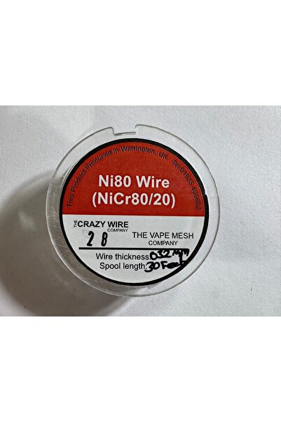 GB Crazy Wire Nichrome 80 Resistance Wire 36 Ga Makara Tel 150 metre ( 500 Fe...