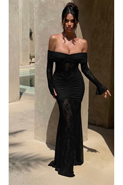 MAYHOŞ BUTİK Kadın dantel elbise