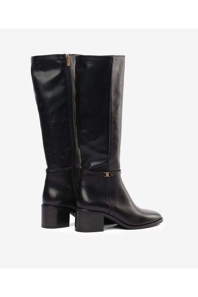 Greyder Women's Black Genuine Leather Boots 5K2Kc59306