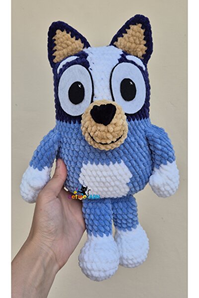 OEM Heeler Puppy – Jucărie de pluș croșetat manual | Cadou de amigurumi moale pentru copii
