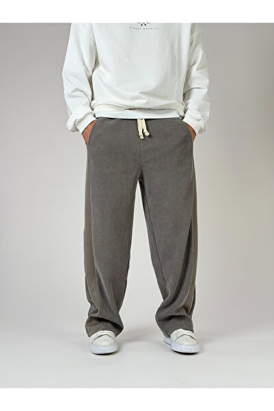 COCOPELLI Oversized Gray Men's Baggy Pants Coc2520