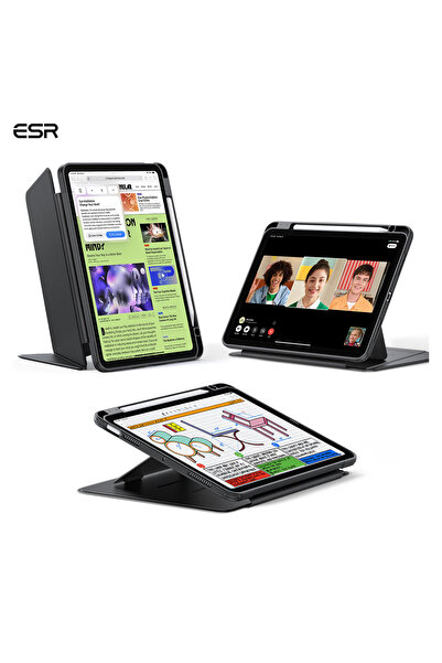 ESR iPad Air 10.9 Inch 4/5 (4Th Generation) Generation/5Th. Nesil) - Air 11 (M2-M3/ 2024-2025) Flip (Pen Holder) Case