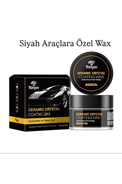 TONYİN Siyah Araç Seramik Kristal Wax – Derin Parlaklık ve Koruma 200 gr