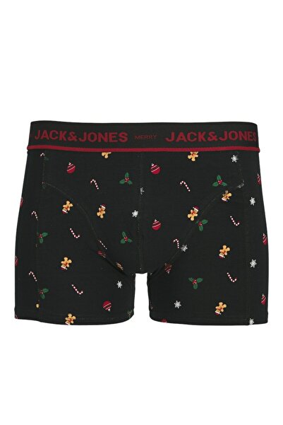Jack & Jones Men's Black Jacmistletoe Giftbox Boxer 12285134-Black