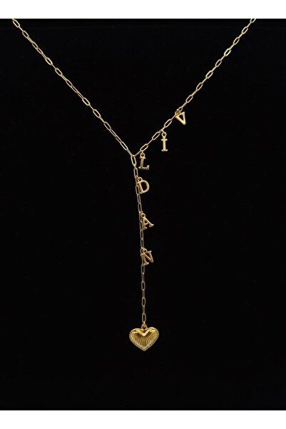 zekbijuteri İsim Yazılı Y Kolye