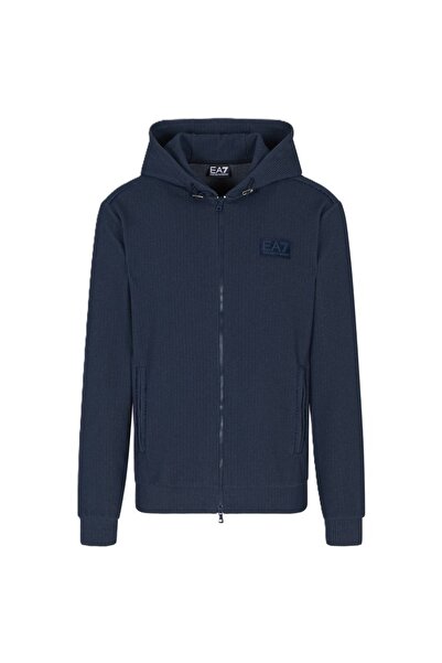 EA7 TRAIN LUX M HOODIE FZ VI ST Men's zip-up sweatshirt