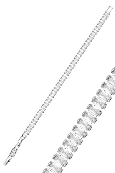 Sparkling Zircon Stone Detailed Waterway Bracelet