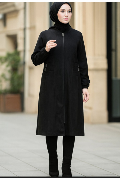 Yaren Moda Kadın süet Kap