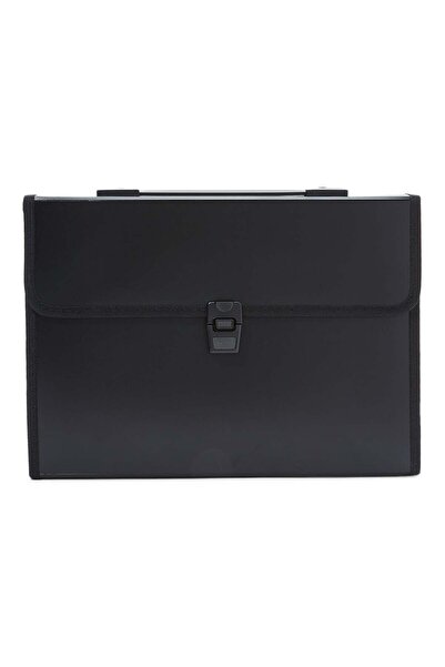 Deli 13 Pockets Expanding File Folder Black