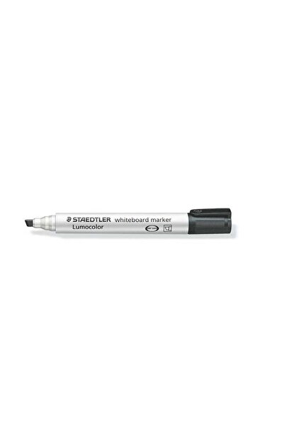 Staedtler 351B Lumocolor Whiteboard Marker - 2-5mm Chisel Tip - Black (Pack of 10)