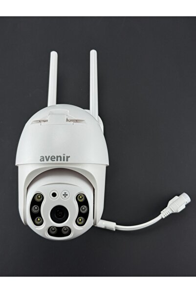 AVENİR Akıllı Wi-Fi Güvenlik Kamerası – 360° Dönebilen, Gece Görüşlü, Hareket Algılamalı, Sesli