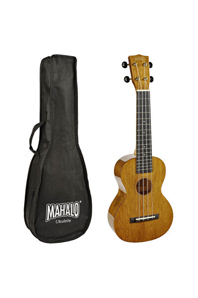Mahalo MH2VNA – Set ukulele concert Hano Series, finisaj natur vintage, cu husă inclusă