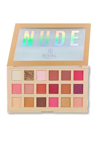 Balm & More Rival Nude 18 Color Eyeshadow Palet - 18 Renkli Göz Farı Paleti