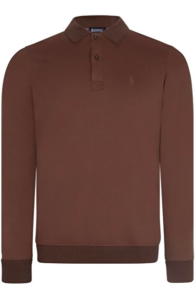 Dewberry V9007 ERKEK SWEATSHIRT-KAHVE