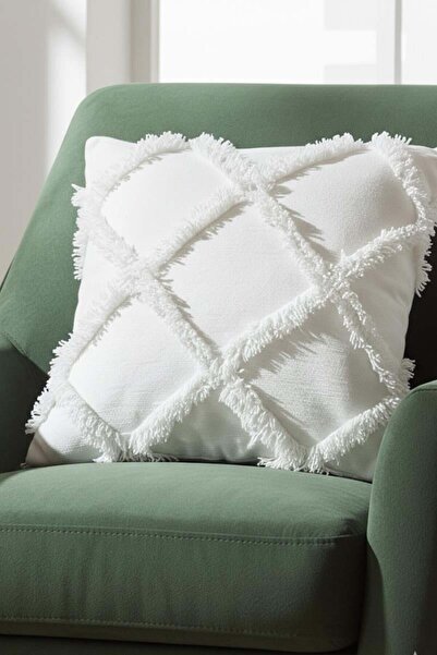 Markaev Diamond Modern Woven Throw Pillow Cover