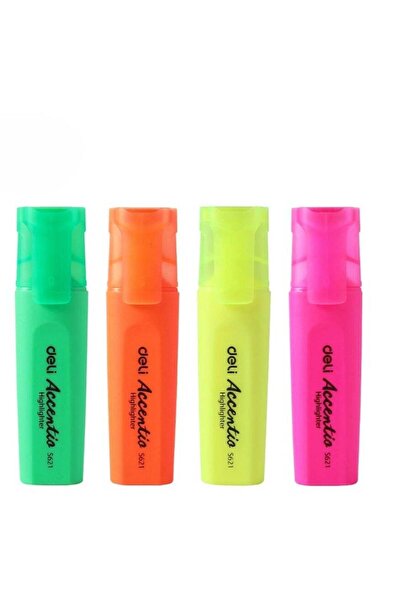 Deli Highlighter 4 Colors Pack