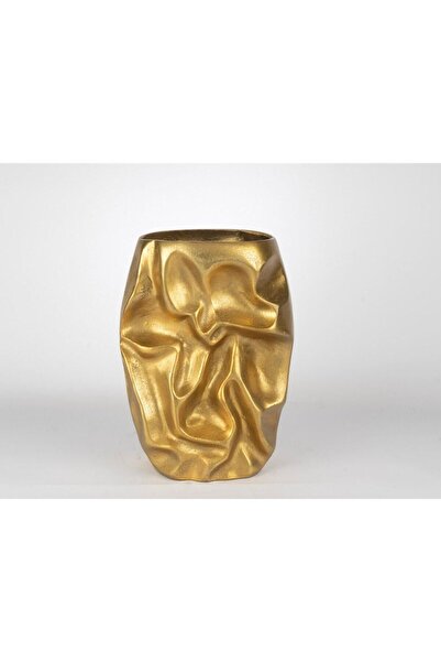 Mikasa Moor مزهرية ذهبية مزخرفة 22x31 سم