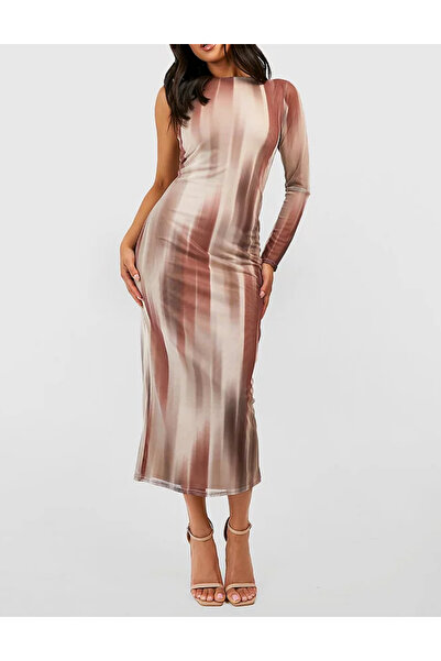 BOOHOO Rochie midi Boohoo, bej