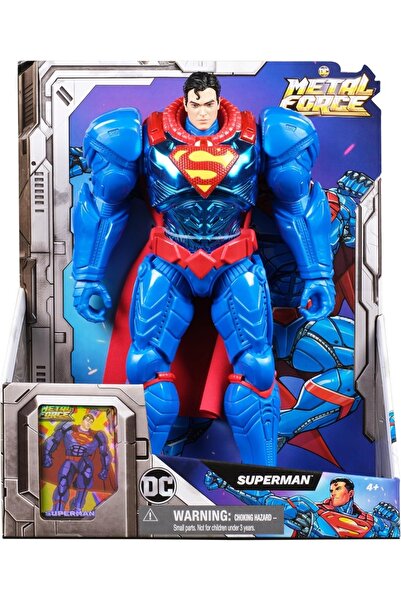 Spin Masters DC Comics Metal Force – Figurină de colecție Superman 30 cm, Mul...