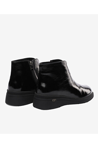 Greyder Kadın Siyah Rugan Hakiki Deri Comfort Bot 5K2WB59151