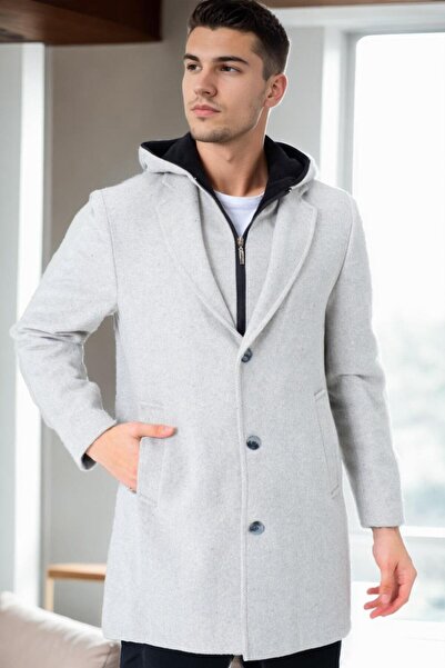 Dewberry Men's Overcoat, Warm, Stylish, Casual, Classic, Trendy Model