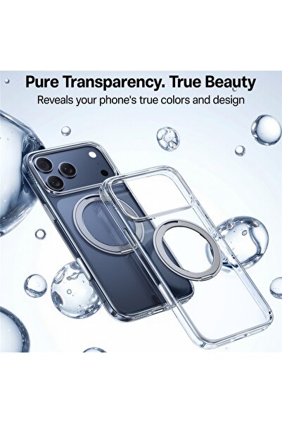 TORRAS Case for IPhone 17 Pro Max, Ostand Pro MagSafe, Transparent