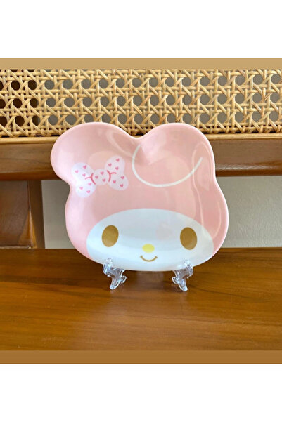 synshop My Melody Breakfast Serving Food Dessert Fruit Plate Dish 12cm Mica Doll Children Adult Gift