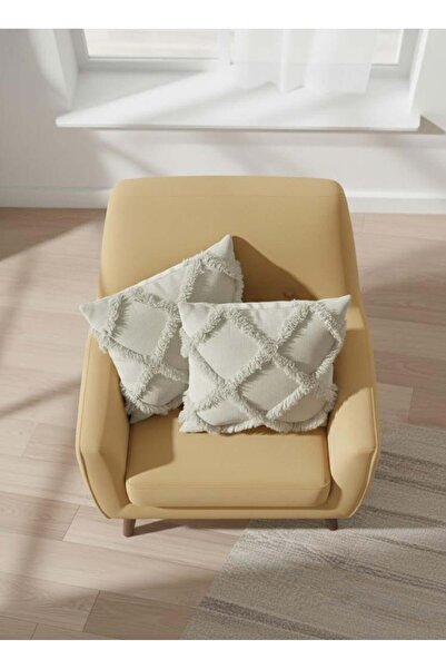 Markaev Diamond Modern Woven Throw Pillow Cover Set of 2
