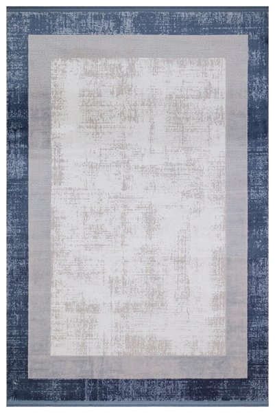 Akbel Halı Polermo PL 01 Mavi Modern ve Dayanıklı Akrilik Halı –Dokuma Tabanl...