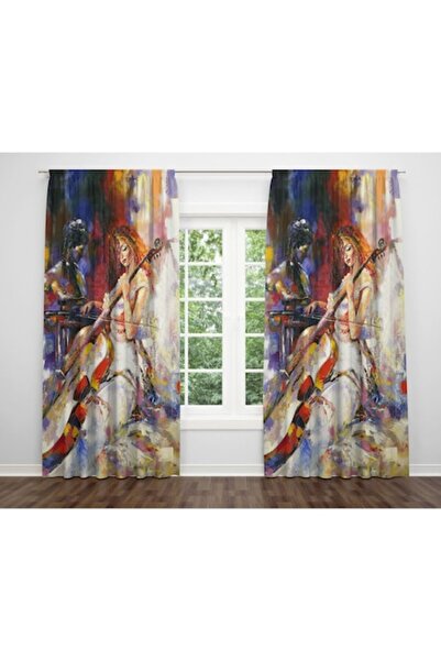 Ambiental Printed Curtains 240 x 280 cm Model "Opera"
