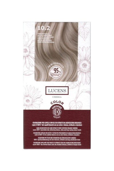 Lucens Umbria Hair Dye Toner Anti-Yellow 10.2