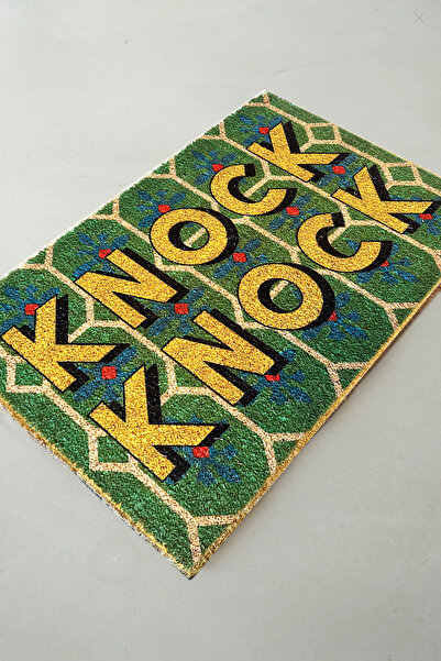 Chilai Home Coco Finery 40X60 cm Doğal Koko Kıl Paspas,hindistan Naturel Kapı Önü Paspası