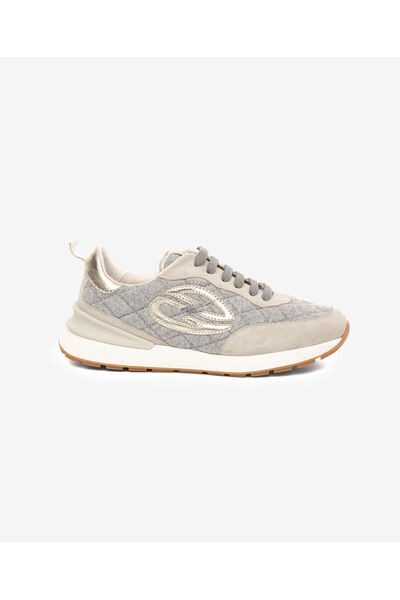 Greyder Women's Beige Genuine Leather Sports Shoes 5K2Sa35250