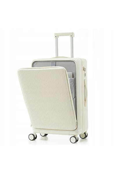 Other VALIZA CABINĂ ALBĂ, REZISTENTĂ LA ABS, 38L, CU ÎNCĂRCARE USB