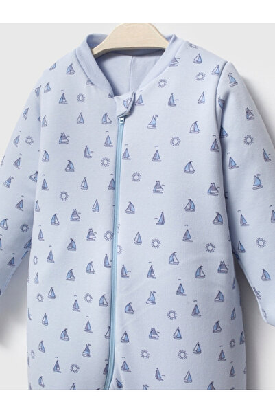 Ella Bonna Fermuarlı Bisiklet Yaka Uyku Tulumu Çoraplı Patikli 2,5 Tog