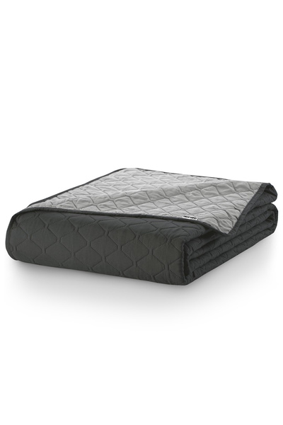 Deco King Quilted bedspread, Axel, density 70 g/m2, 240x260 cm, Anthracite/Grey