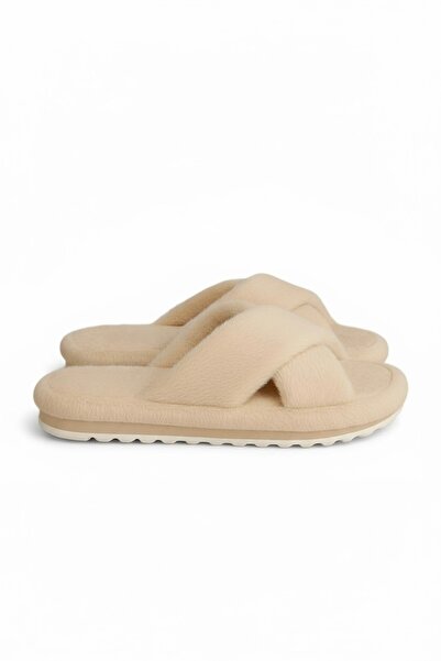 Wordex Cp30 Furry Fluffy Cross Winter Women's House Slippers