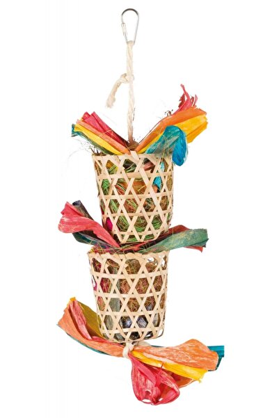 Trixie Jucărie pentru păsări, pe frânghie de sisal, 35 cm