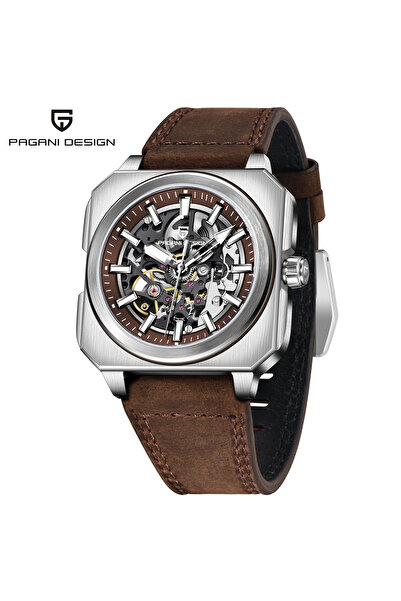Pagani design PD-1791 Erkek 42MM Su Geçirmez BY-9020 Otomatik Mekanik Saat Sa...