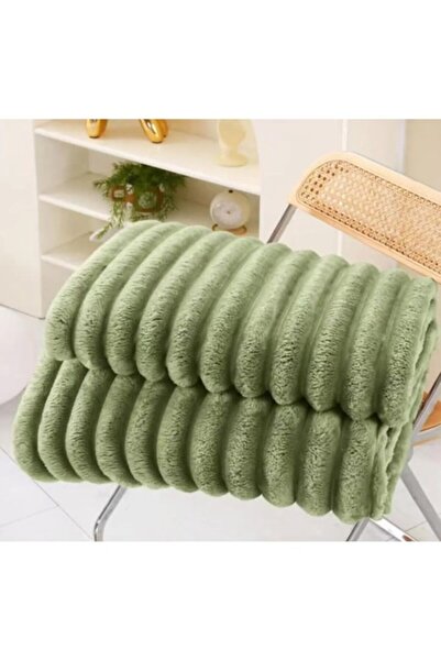 Super Elegant Pucioasa Cocolino blanket, 200x230 cm, fluffy, light green