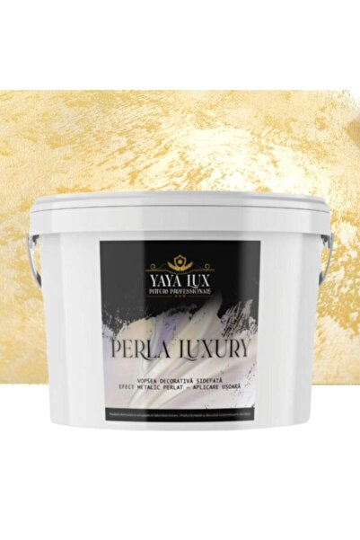 YaYa Color Vopsea decorativa de Lux, Perla Luxury cu Fulgi Perlati, Fildes De...