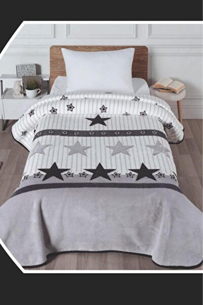 ÇIRPAN EV Polo Life Fan Single Bedding Bjk Black and White 160X220Cm