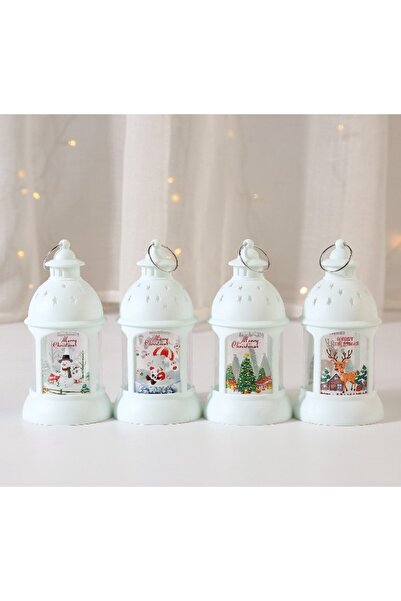 Flippy Flippy Christmas Decoration, Snowman, Desk Candlestick, Plastic, Hanging Ring, 6.8x13.5x2 cm