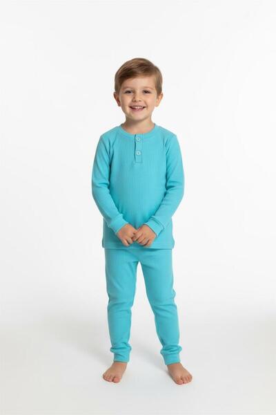 morbella Long Sleeve Corded Fabric Pajama Children's Set-Home Wear-Men's