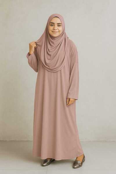 Tosyalı Burak Bebe Practical Prayer Dress with Bag - Suitable for Sizes 36-44
