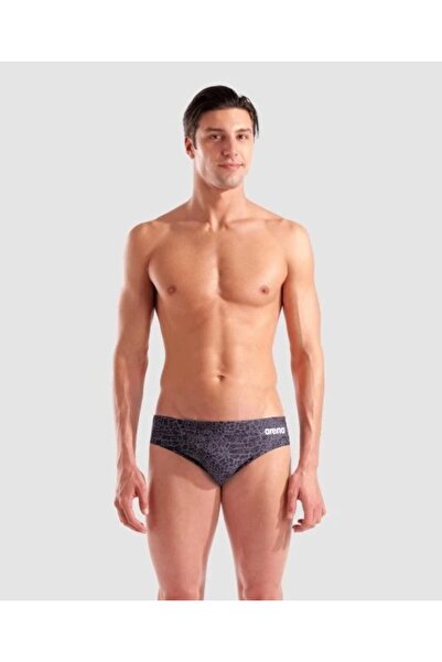 ARENA MEN'S SNAKESKIN SWIM BRIEFS/TEAM BLACK