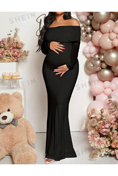 Sheya Rochie maxi Shein, negru