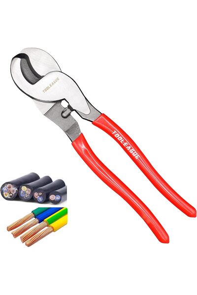 Generic TOOLEAGUE 25.4 cm Heavy-Duty Cable Cutter for Aluminum, Copper & Communication Cables