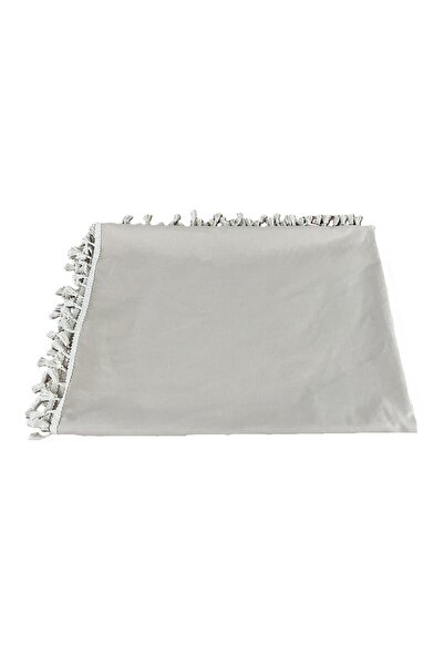 OEM Cotton tablecloth, 150x200 cm, with decorative fringed edge, beige